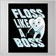 floss like a boss dental tooth