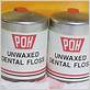 floss poh dental unwaxed white 25yd