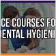free ce courses dental hygiene