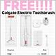 free colgate electric toothbrush scam