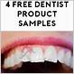 free dental product samples for dental professionals