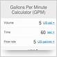 gallons per minute to gallons per hour