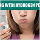 gargle with hydrogen peroxide for gum disease