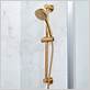 gold handheld shower heads