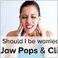 gum disease jaw popping