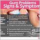 gum problems disease symptoms
