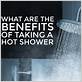 hot water shower benefits