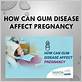 how can gum disease affect pregnancy