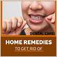 how can you get rid of gingivitis at home