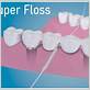 how floss in dental crown