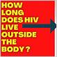 how long does hiv live on toothbrush