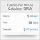 how many gallons per minute does a house need