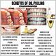 how much oil pulling to help with gum disease