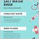 how much salt in a mouth rinse