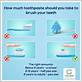 how much toothpaste do you need on your toothbrush