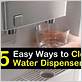 how often should i clean my water dispenser