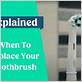 how often should i replace my oral b toothbrush head