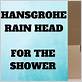 how to add a rain shower head to existing shower