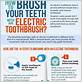 how to brush using an electric toothbrush