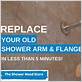 how to change a shower arm
