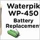 how to change waterpik battery