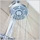 how to clean hard water from shower head