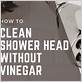 how to clean shower head without vinegar