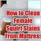 how to clean squirt