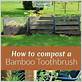 how to compost bamboo toothbrush
