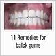 how to cure black gum disease