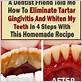how to eliminate gingivitis