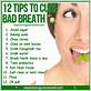 how to get rid of the bad breath