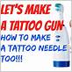 how to make a tattoo gun out of electric toothbrush