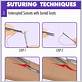 how to make sutures with dental floss and fish hook