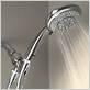 how to put a shower head back on