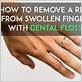 how to remove a wedding ring with dental floss