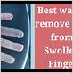 how to remove ring from swollen finger dental floss