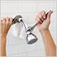 how to remove showerhead