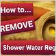 how to remove water regulator from waterpik shower head