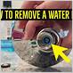 how to remove water restrictor from waterpik