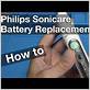 how to replace battery in sonicare toothbrush