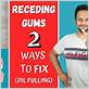 how to reverse gum disease oil pulling