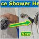 how to take a delta shower head apart