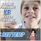 is water flossing as effective as regular flossing