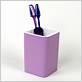 lilac toothbrush holder