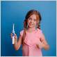little girl fake electric toothbrush