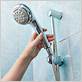 long handled shower head