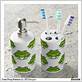 matching soap dispenser and toothbrush holder