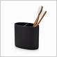 matte black toothbrush holder