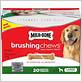 milk bone large brushing chews daily dental dog treats